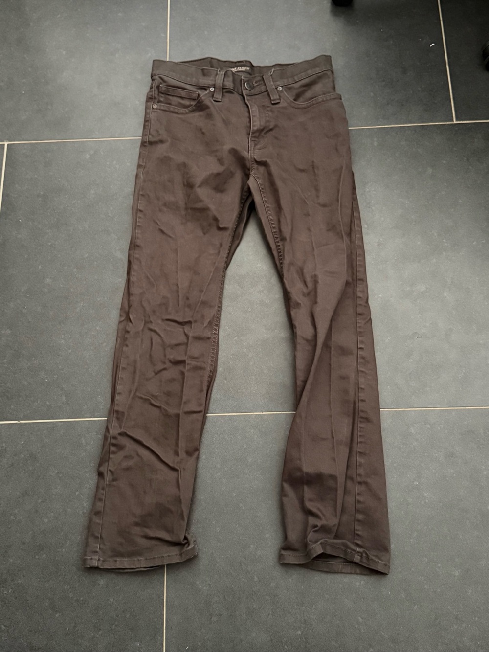 Cody James Straight Leg Jeans 31x32 – Dark Brown / Charcoal